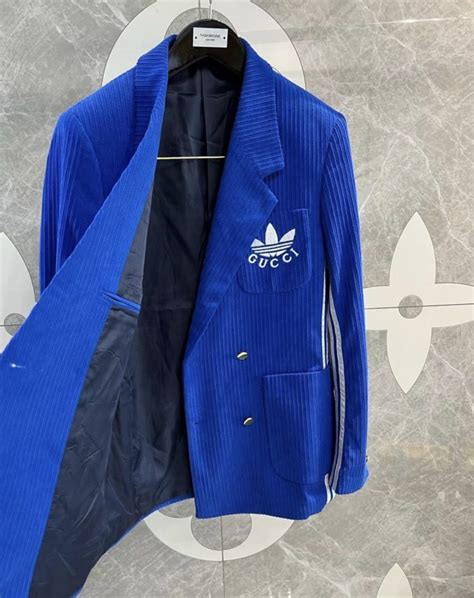 blue gucci adidas